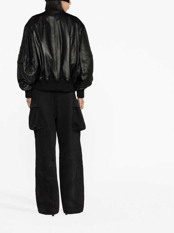 The Best Shops The Attico: ボンバージャケット - ボンバージャケット - 黒