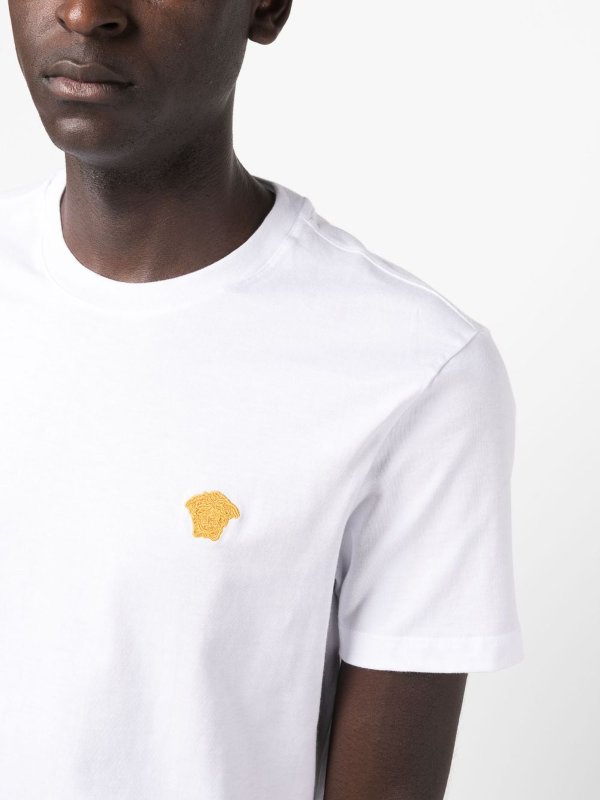 VERSACE: T-shirts online - T-Shirt - Weiß