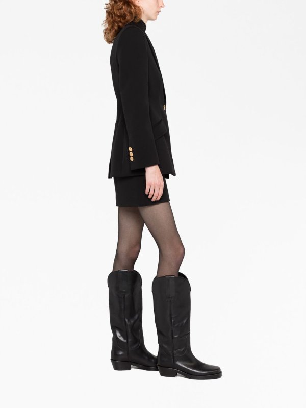 VERSACE: blazers online - Single-breasted wool jacket