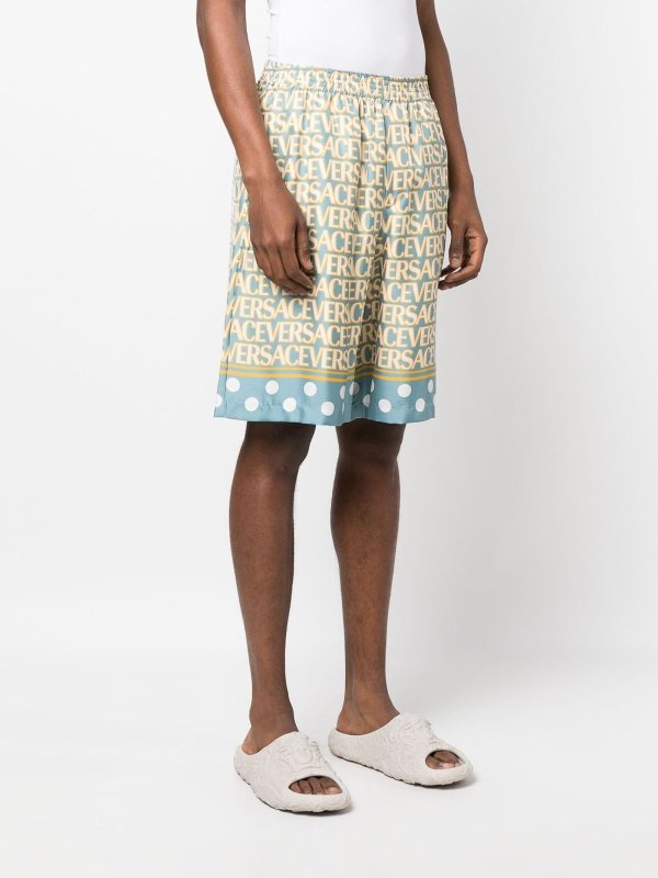 VERSACE: Shorts online - Short - Bleu