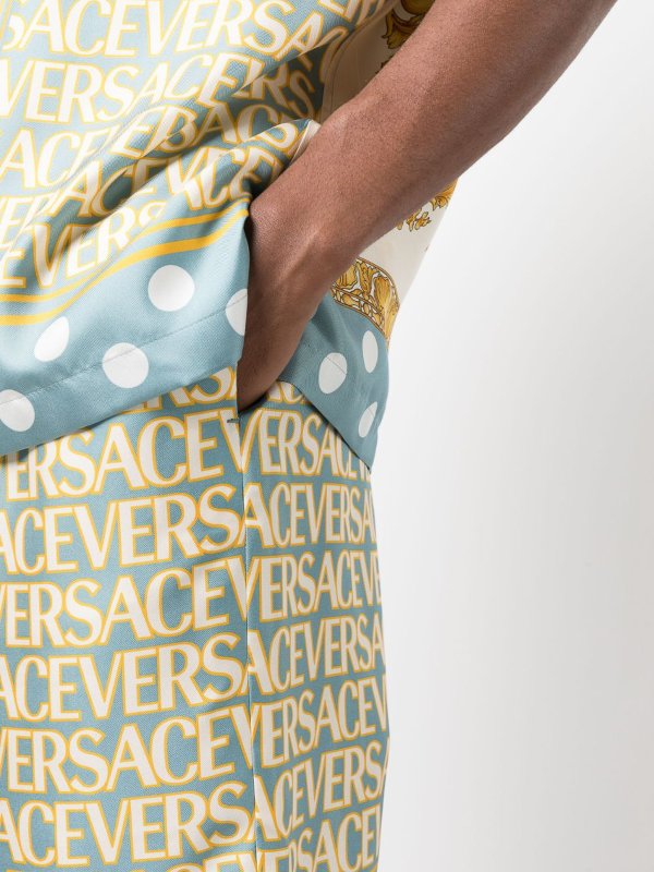 Short - Bleu shop online: VERSACE