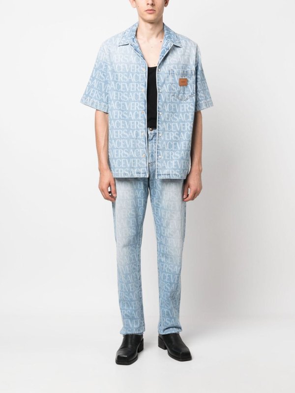 VERSACE buy online Vaqueros Rectos - Azul