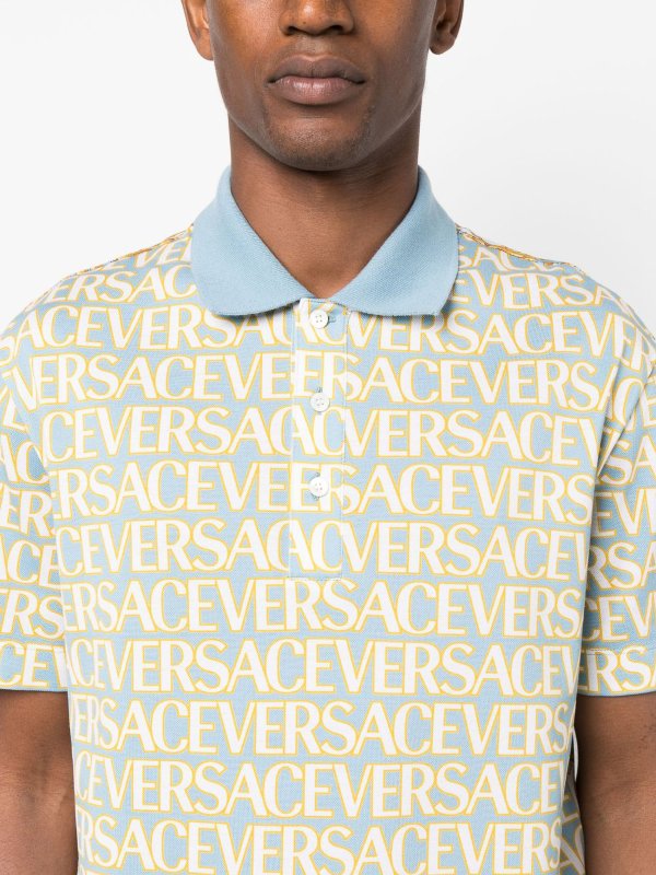 The Best Shops VERSACE: Poloshirts - Poloshirt - Blau
