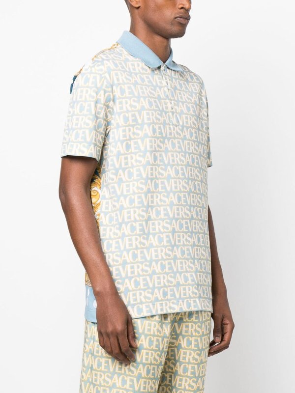 Poloshirt - Blau shop online: VERSACE