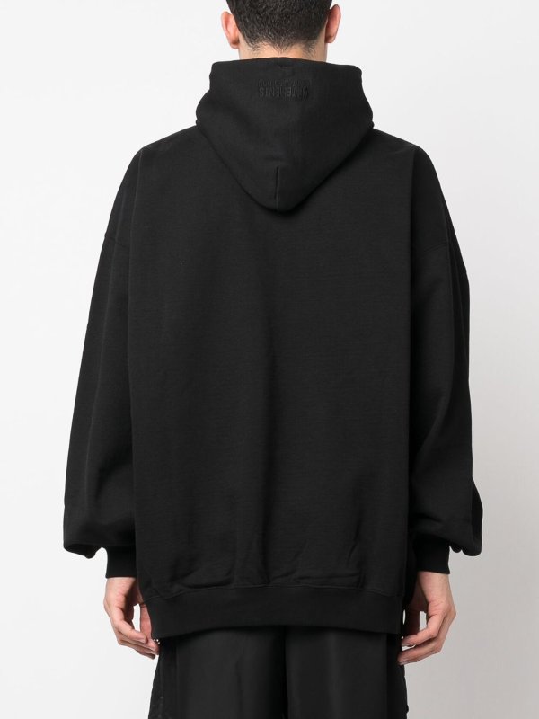 The Best Shops VETEMENTS: Logo cotton hoodie