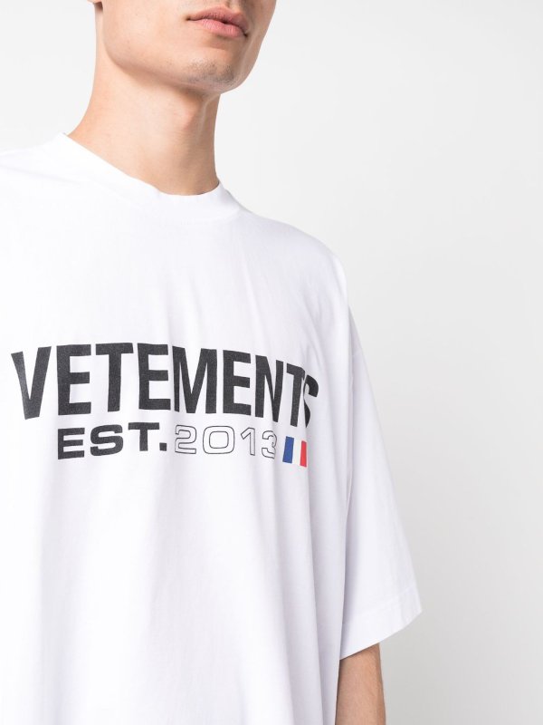 The Best Shops VETEMENTS: T-shirts - T-Shirt - Weiß