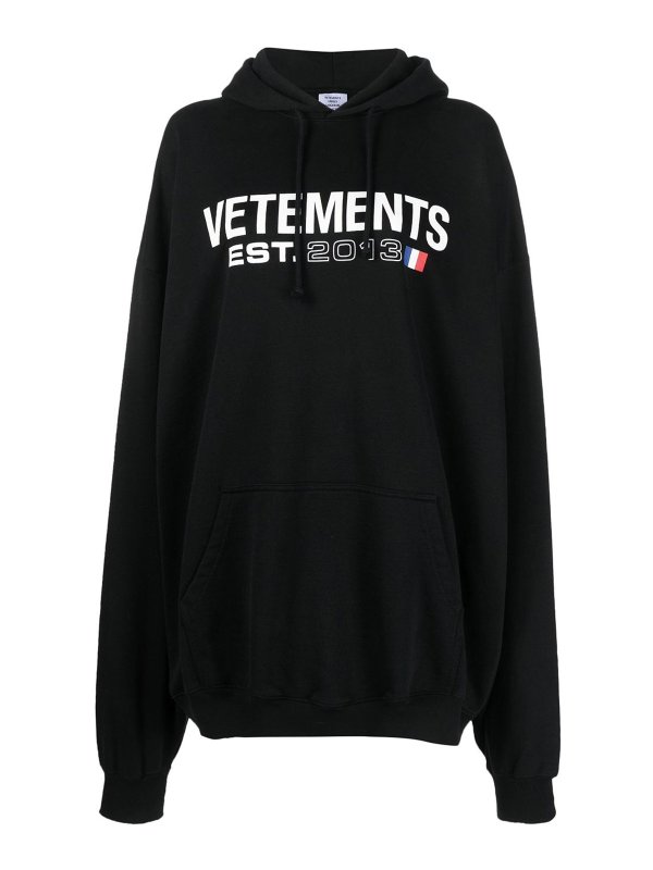 VETEMENTS: スウェット＆セーター - スウェットシャツ/セーター - 黒