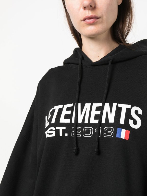 The Best Shops VETEMENTS: スウェット＆セーター - スウェットシャツ/セーター - 黒