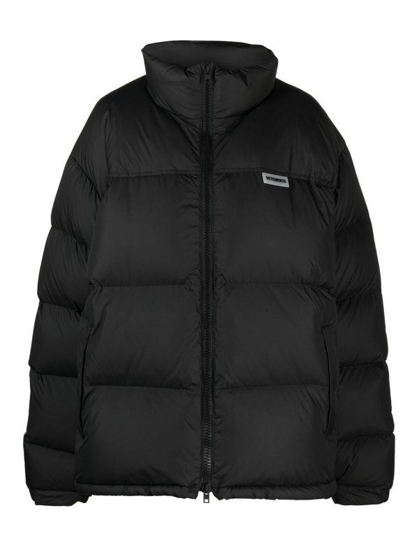 VETEMENTS: bombers - Logo puffer bomber jacket