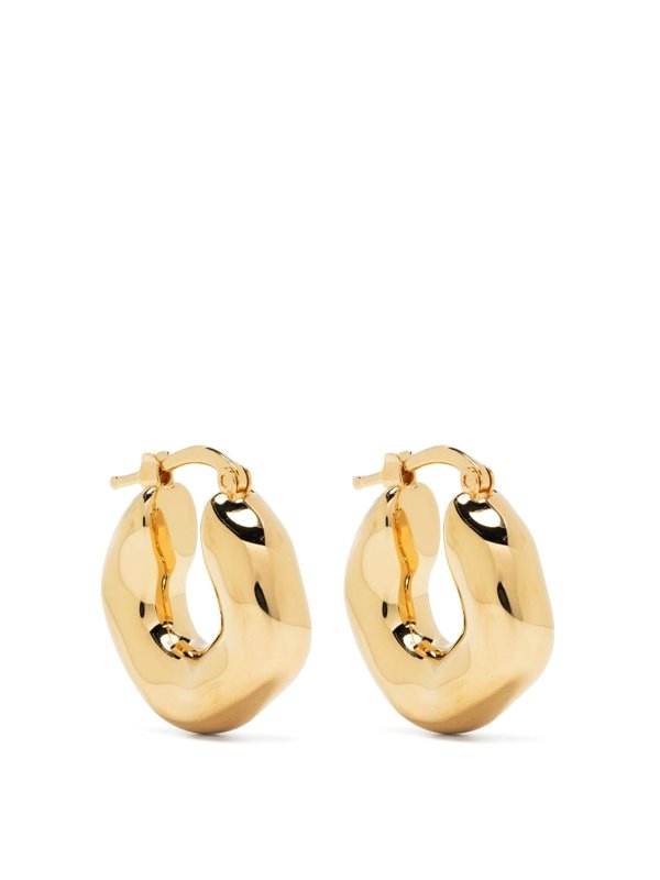 JIL SANDER: Earrings - Gold earrings