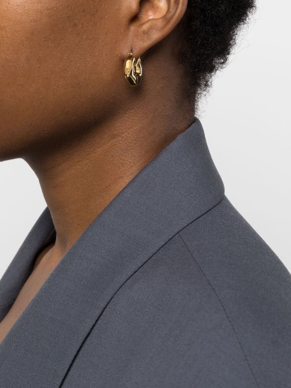 JIL SANDER: Earrings online - Gold earrings