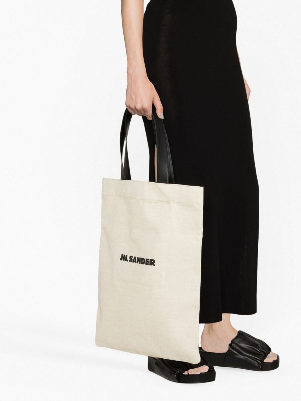 JIL SANDER: Handtaschen online - Shopper - Beige