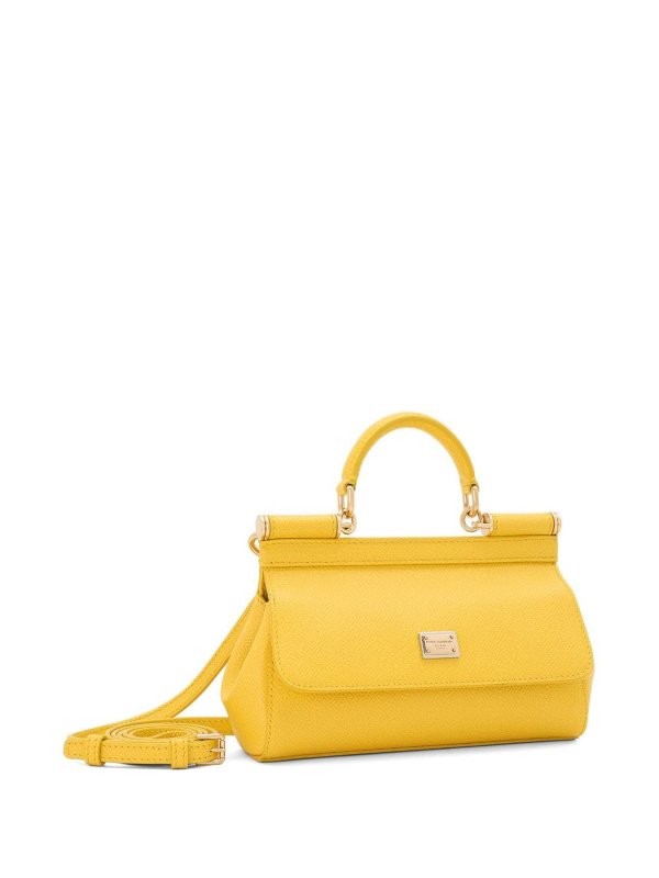 The Best Shops DOLCE & GABBANA: Sacs à main - Sac Cabas - Jaune