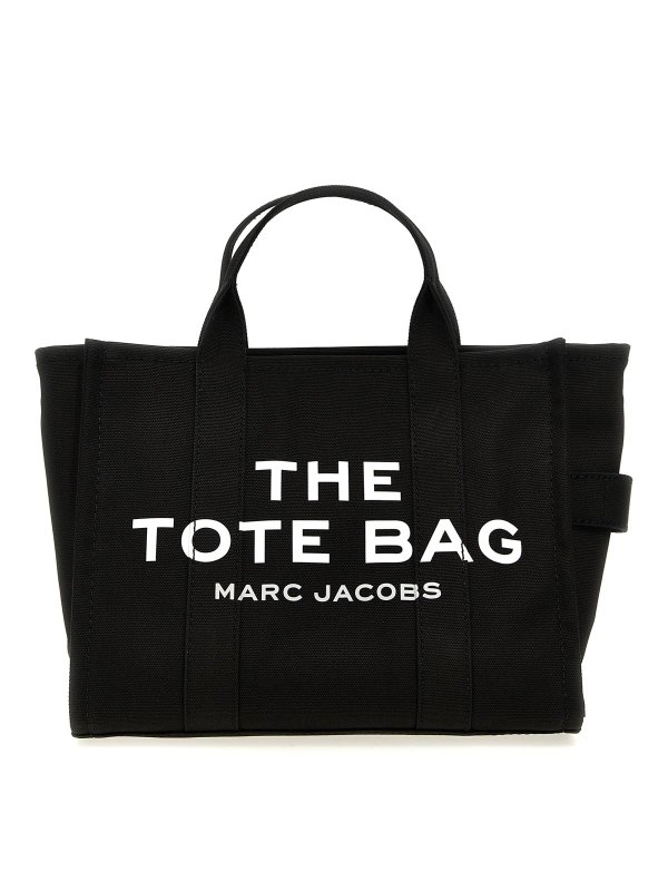 MARC JACOBS ハンドバッグ 黒/白 ザ ゼブラ レザー ターンロック トート バッグ クロスボディ
