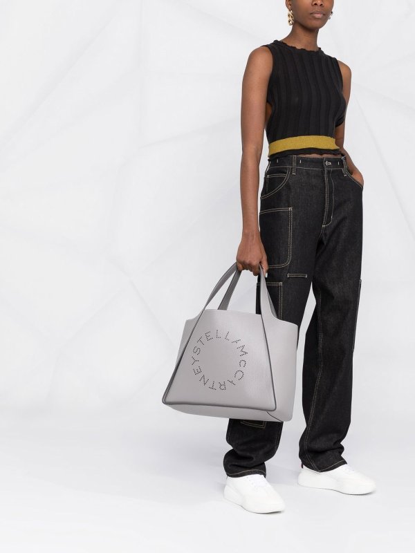 STELLA McCARTNEY: totes bags online - Stella logo tote bag
