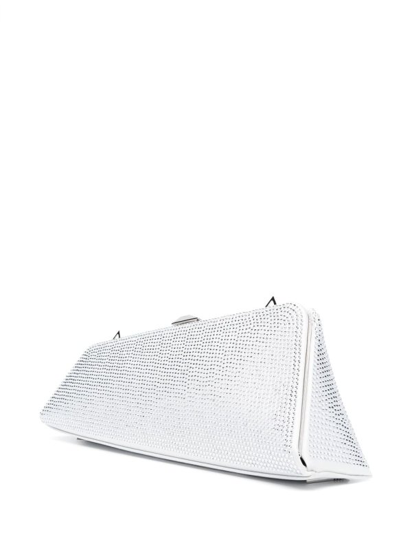 The Attico: clutches online - Long night satin clutch bag