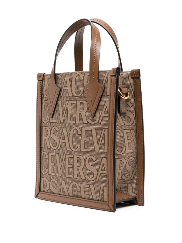 VERSACE: Handtaschen online - Shopper - Beige