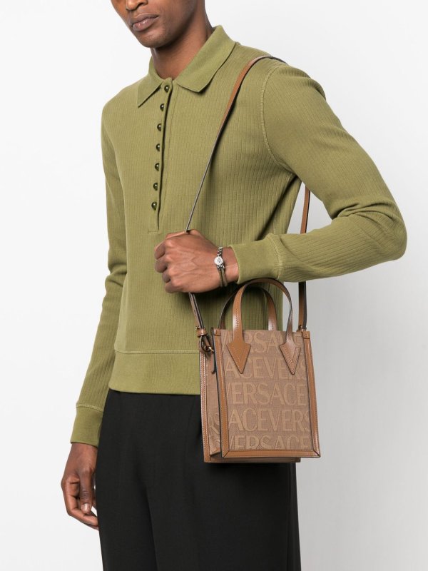 The Best Shops VERSACE: Handtaschen - Shopper - Beige