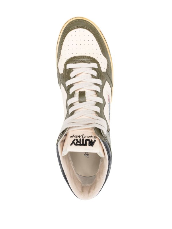 AUTRY: trainers online - Super vintage mid leather sneakers