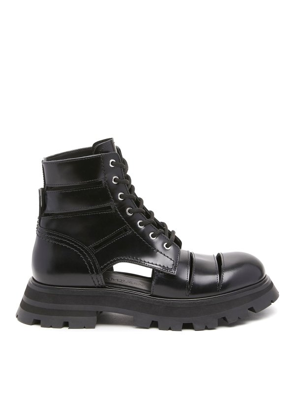 ALEXANDER MCQUEEN: Bottines - Bottines - Noir