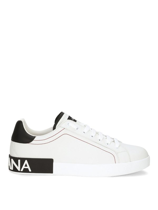 DOLCE & GABBANA: trainers - Portofino leather sneakers