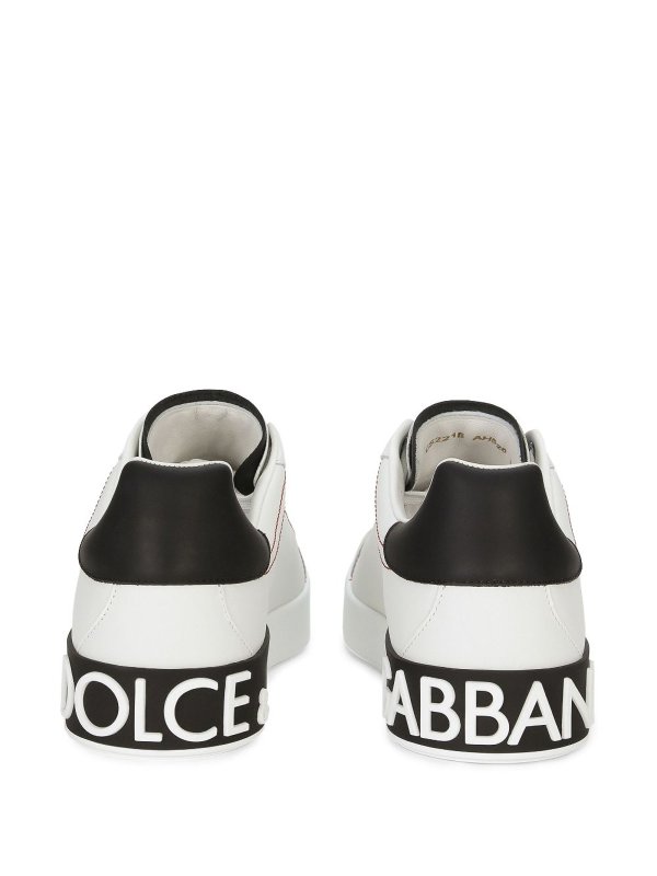 DOLCE & GABBANA: trainers online - Portofino leather sneakers