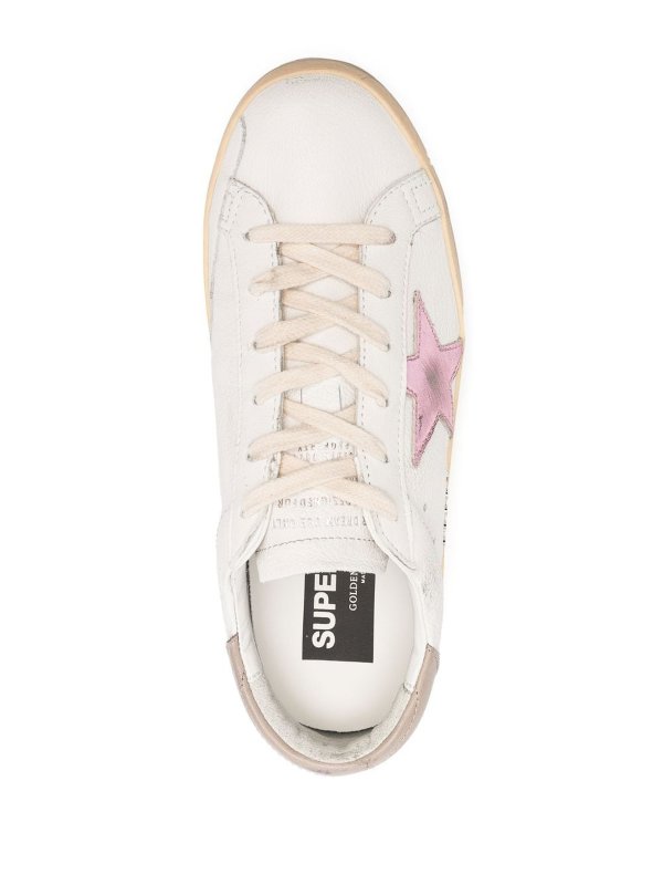 The Best Shops GOLDEN GOOSE: trainers - Super-star leather sneakers