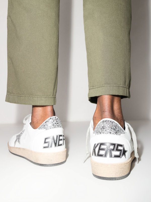 GOLDEN GOOSE: trainers online - Ball star leather sneakers