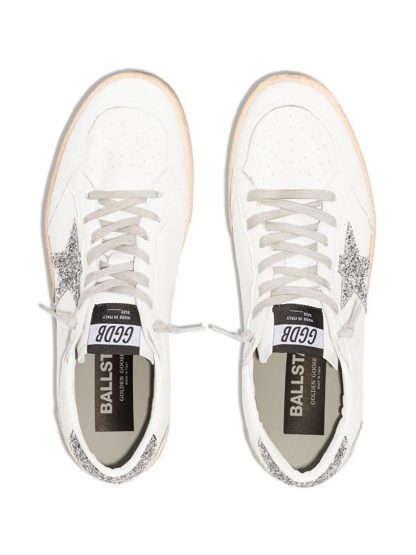 Ball star leather sneakers shop online: GOLDEN GOOSE