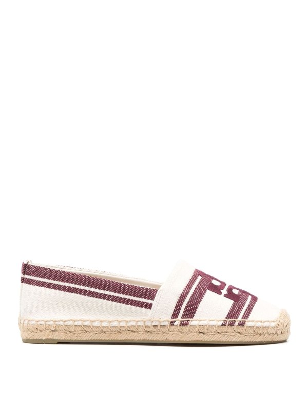 TORY BURCH: espadrilles - Logo cotton espadrilles