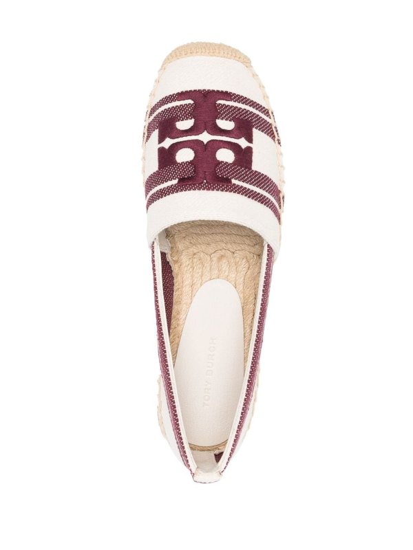 The Best Shops TORY BURCH: espadrilles - Logo cotton espadrilles