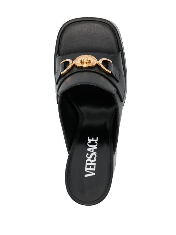 Mules - Noir shop online: VERSACE