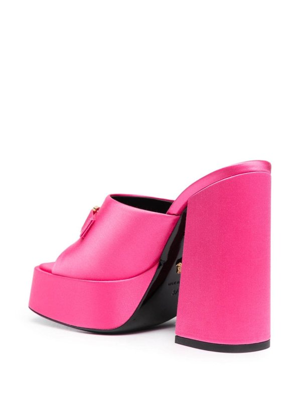 VERSACE: mules shoes online - Medusa aevitas platform mules