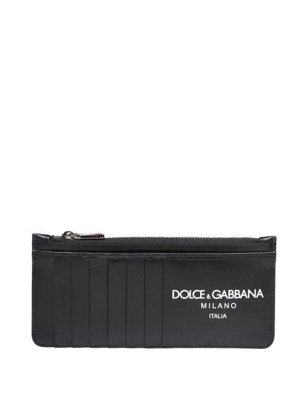 DOLCE & GABBANA: 財布＆ポーチ - 財布 - 黒
