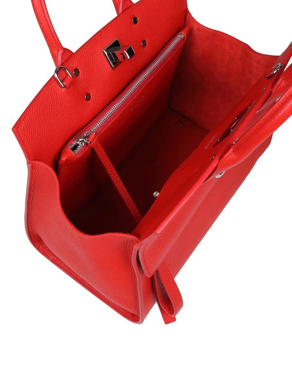 トートバッグ - 赤 shop online: SALVATORE FERRAGAMO