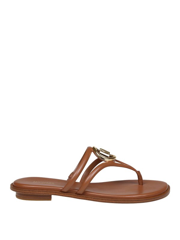 MICHAEL KORS: Sandalen - Ballerinas - Hellbraun