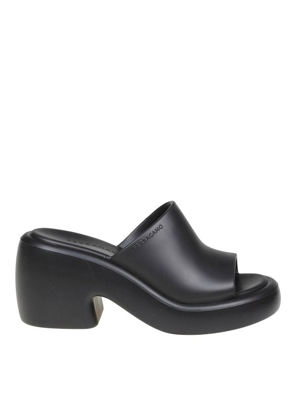 SALVATORE FERRAGAMO: Sandales - Sandales - Noir