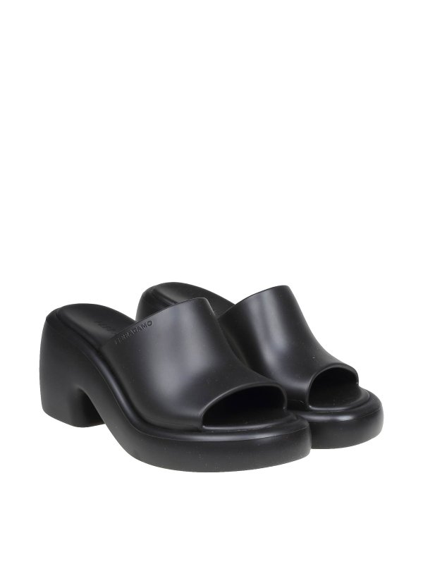 SALVATORE FERRAGAMO: Sandales online - Sandales - Noir