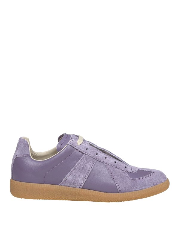 Maison Margiela: Chaussures de sport - Baskets - Violet Clair
