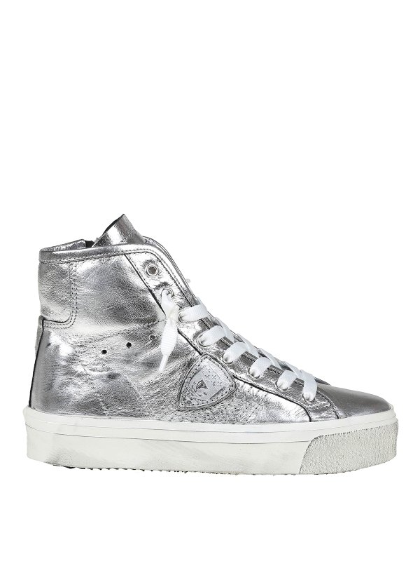 PHILIPPE MODEL: Zapatillas - Zapatillas - Plata