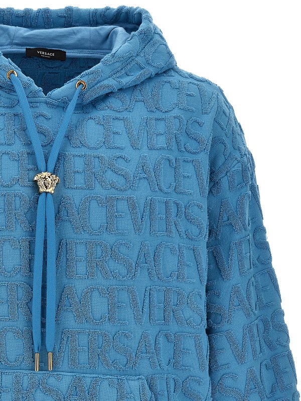 The Best Shops VERSACE: Sweatshirts und Pullover - Sweatshirt - Hellblau