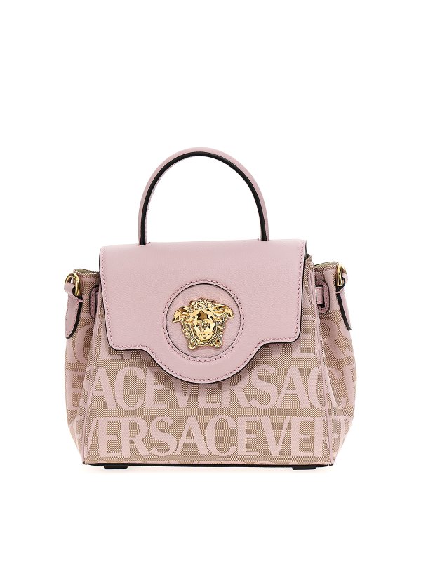 VERSACE: Sacs à main - Sac Cabas - Rose