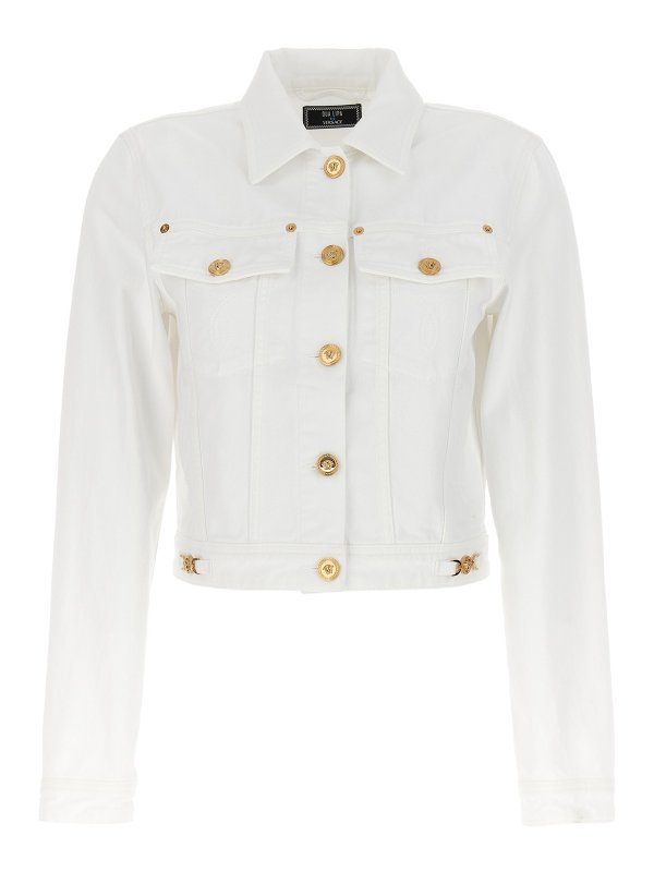 VERSACE: giacche denim - medusa 