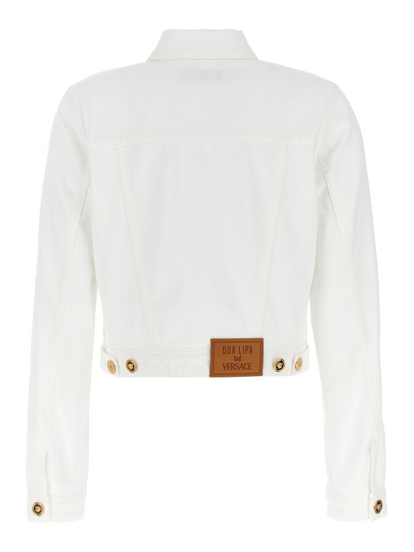 VERSACE: giacche denim online - medusa 