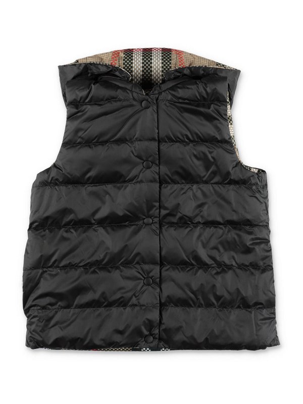 The Best Shops BURBERRY: Kurze Daunenjacken - Weste - Schwarz