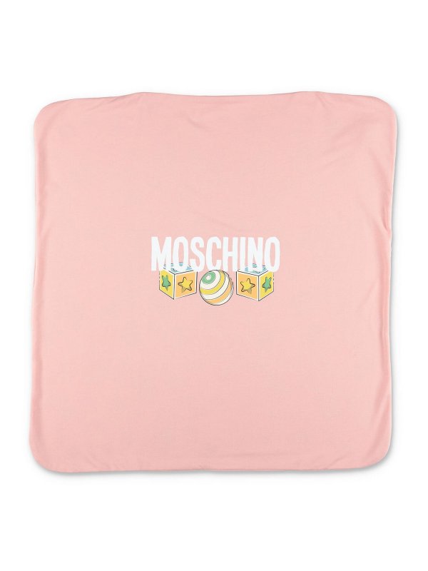 MOSCHINO: ブランケット＆毛布 - スロー/ブランケット - ピンク