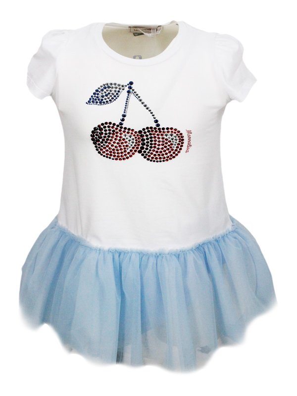 MONNALISA: maxi dresses - Monnalisa Dress white