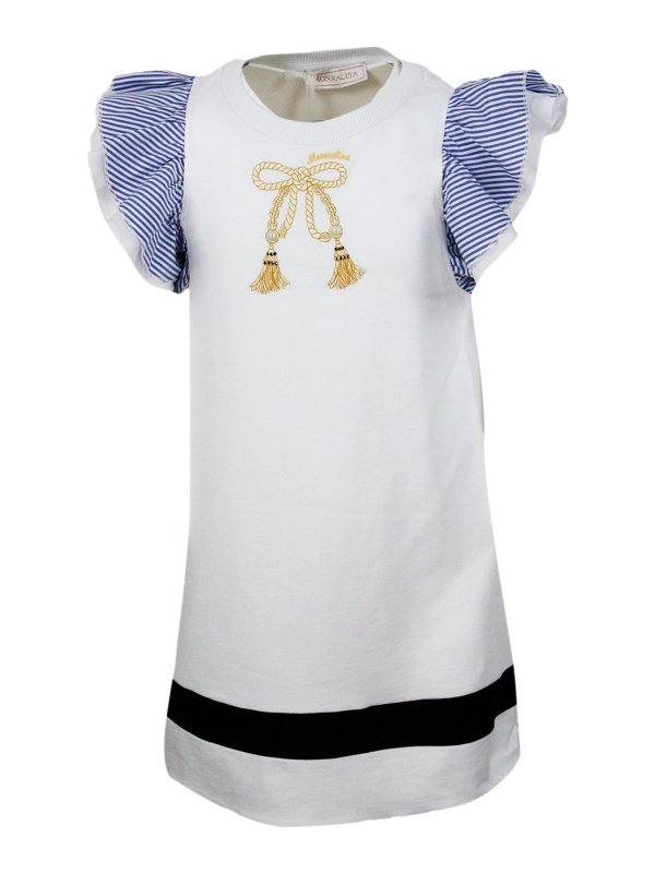 MONNALISA: maxi dresses - Monnalisa Dress white