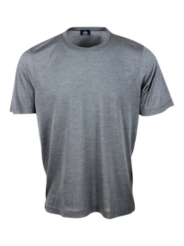 BARBA: t-shirts - Barba napoli t-shirts and polos grey