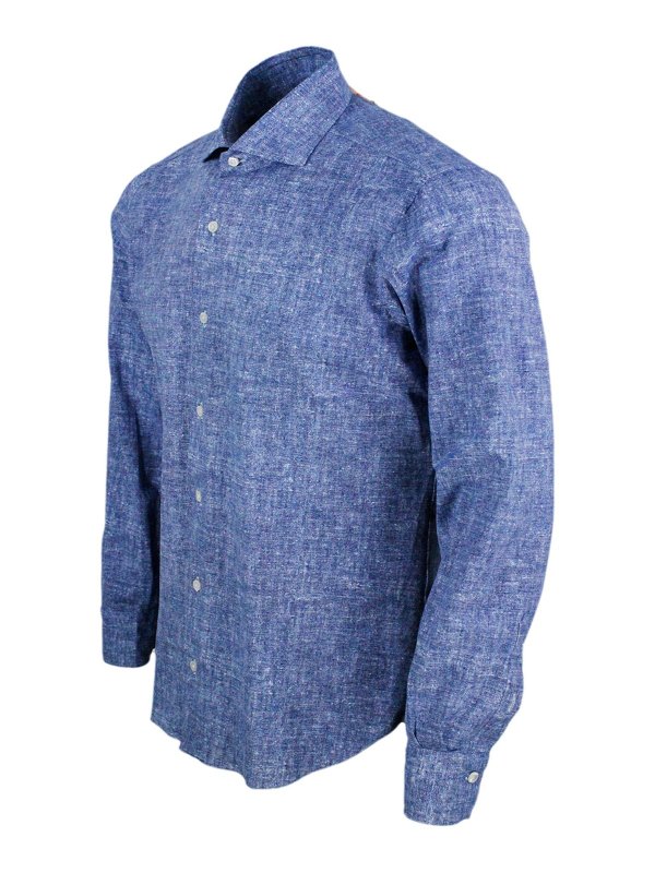 BARBA: shirts online - Barba napoli shirts Light Wash